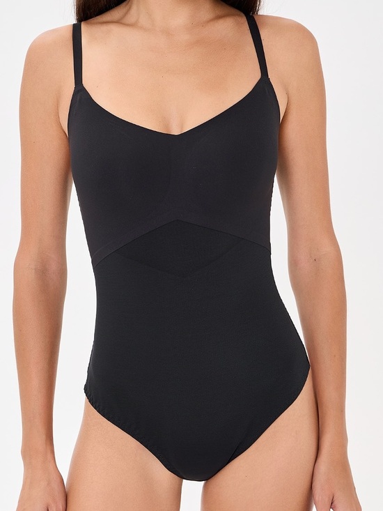 Honeylove Other - Honeylove Cami Black Sculpting Bodysuit with Adjustable Straps Size Medium